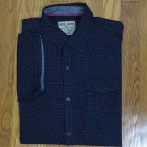 Hudson Barrow NYC 100% Cotton Short Sleeve Shirt, Sz XL